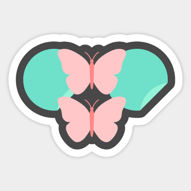 my papillon Sticker by medfrigo